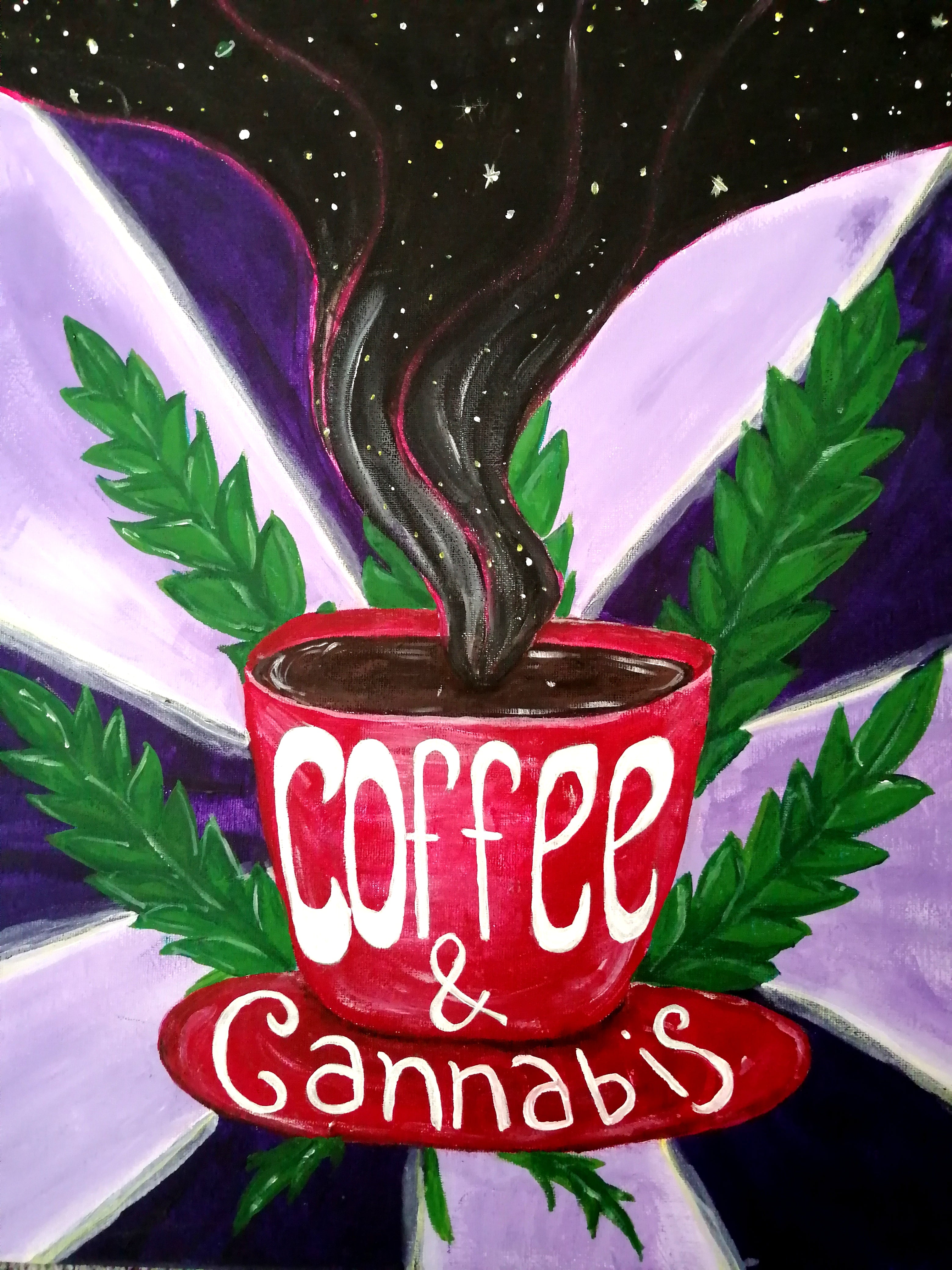 Coffee & Cannabis High Quality Original Prints