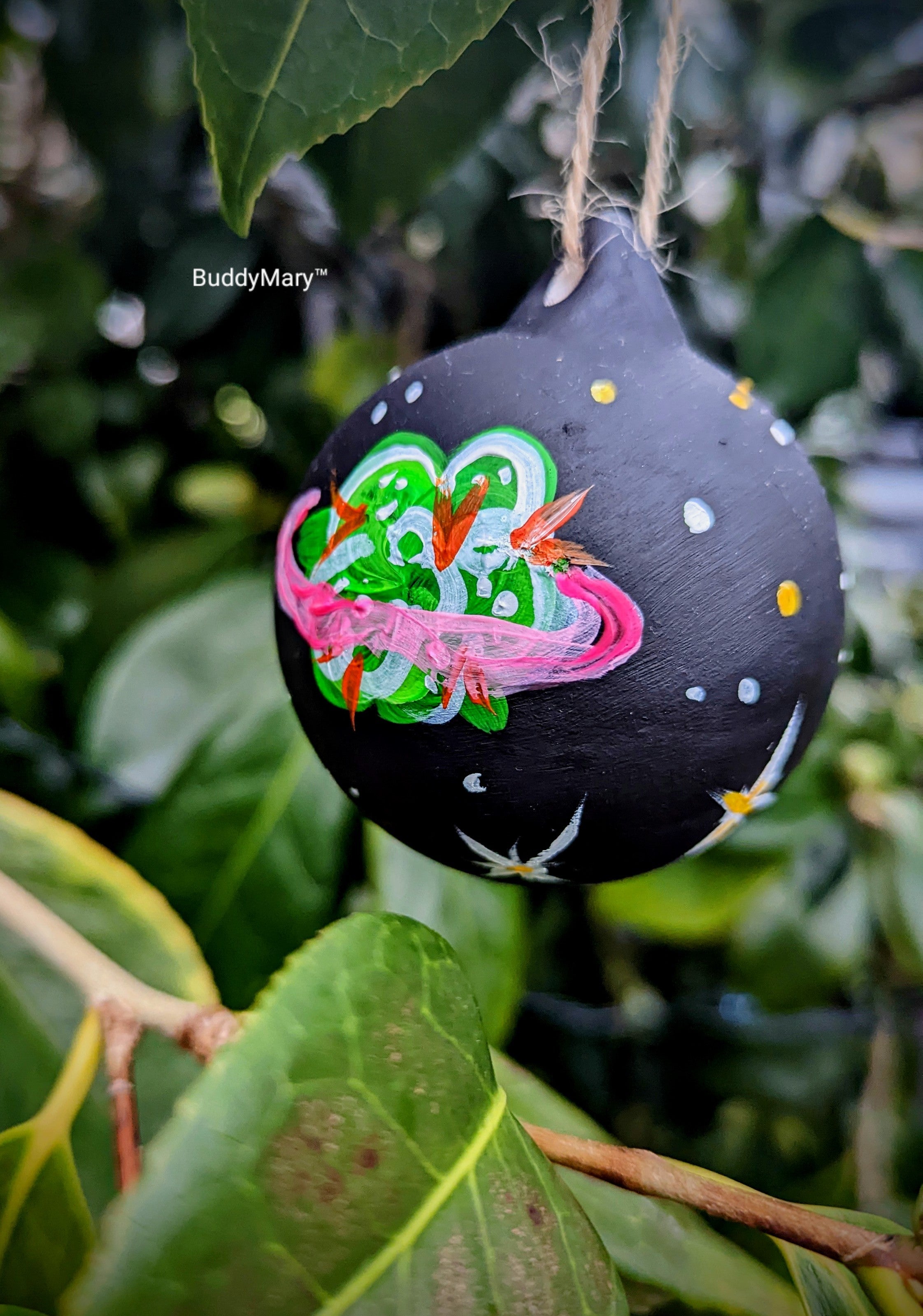 Hand Painted Ceramic Baubles